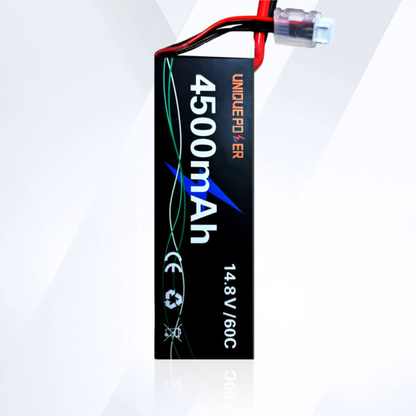 High Rate LIPO Drone Battery 4500mAh 14.8V 60C jpg