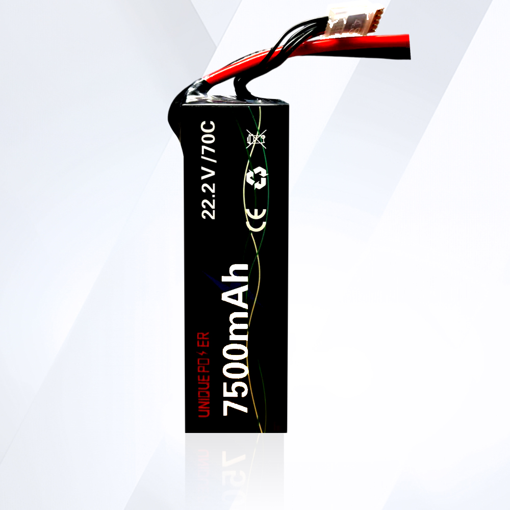 High rate drone LIPO battery RC car 7500mAh 22.2V 70C JPG