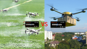the differences in battery selection between agricultural drones and industrial drones