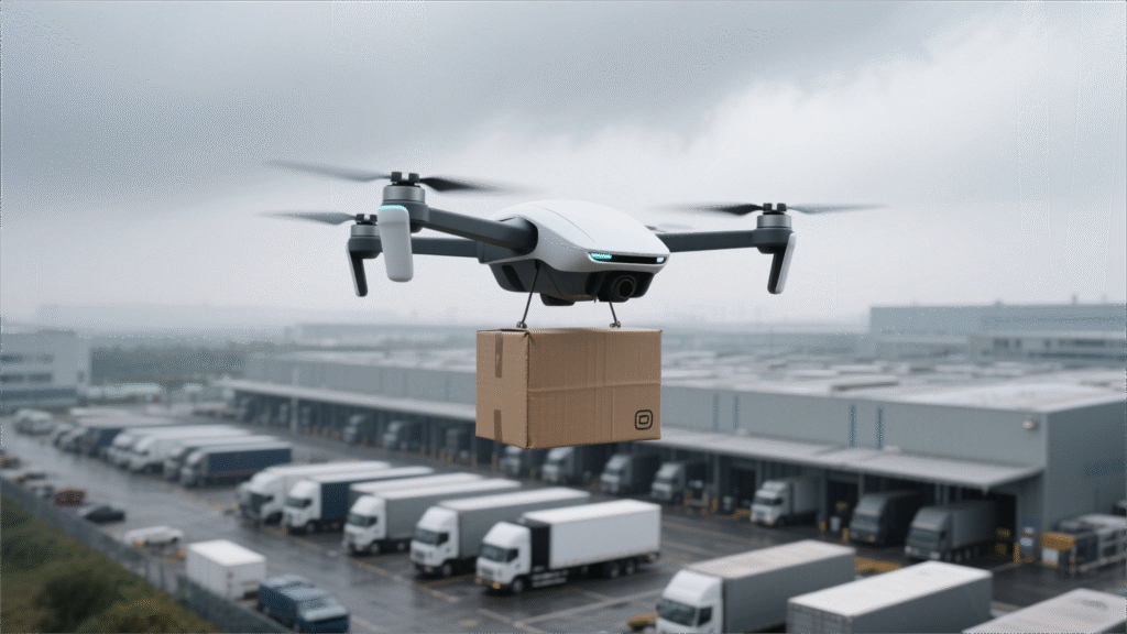 cargo drone deliver parcel cargo drone deliver parcel