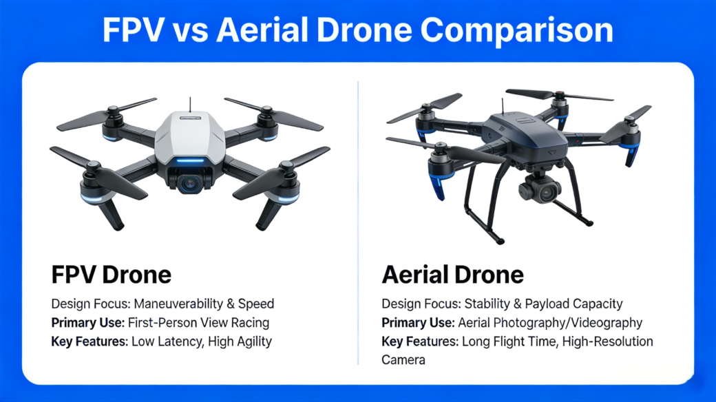 fpv vs aerial drone comparison