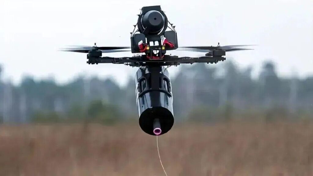 fiber optic drones with long endurance battery