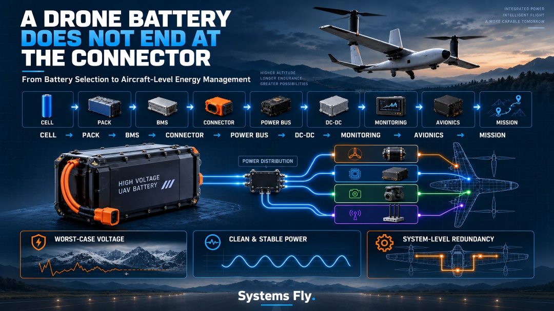 a drone battery is not just an energy source why power management must be designed as part of the battery system